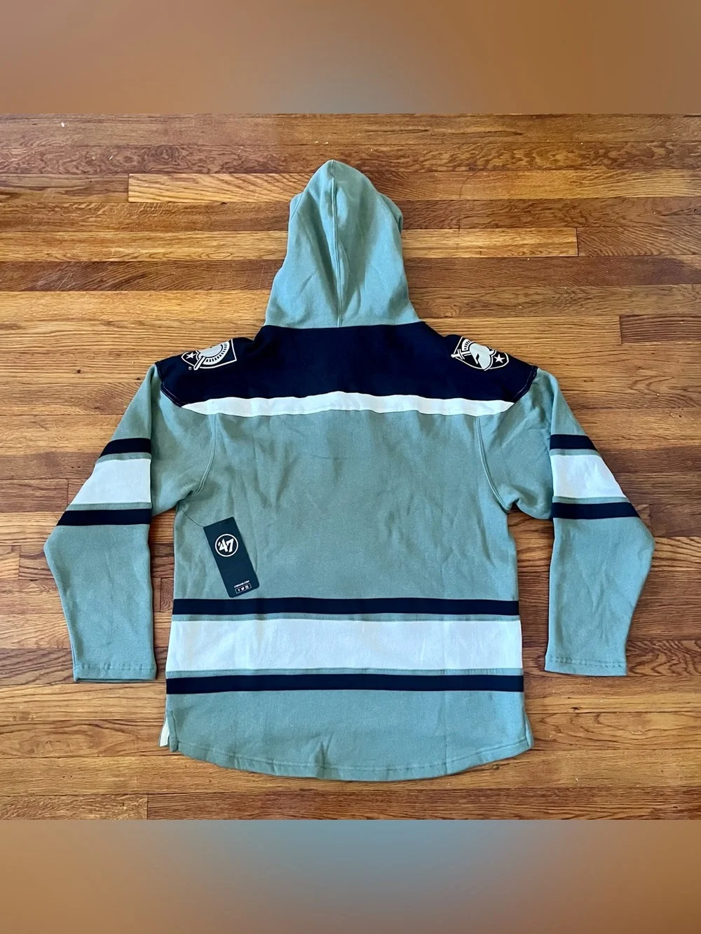 47 Brand Army Black Knights Superior Lacer Hoodie Size M & L $140 NWT